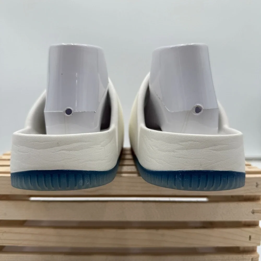 Nike Calm Slides Olympics USA Gradient Sole White Mens Size 8